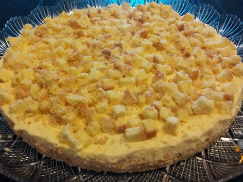 Cheesecake mimosa, ricetta dolce veloce