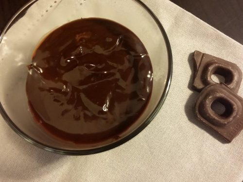Glassa al cioccolato fondente