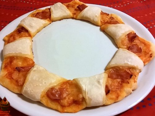 Pizza corona con foto passo passo