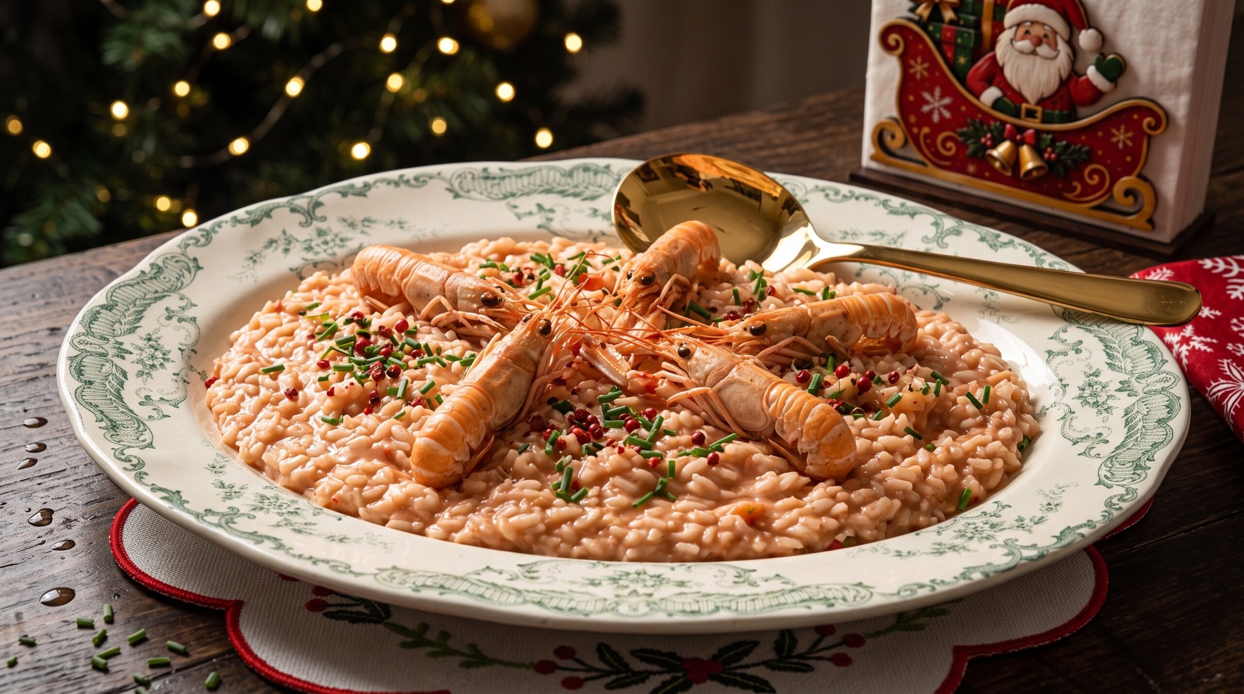 Risotto alla crema di scampi