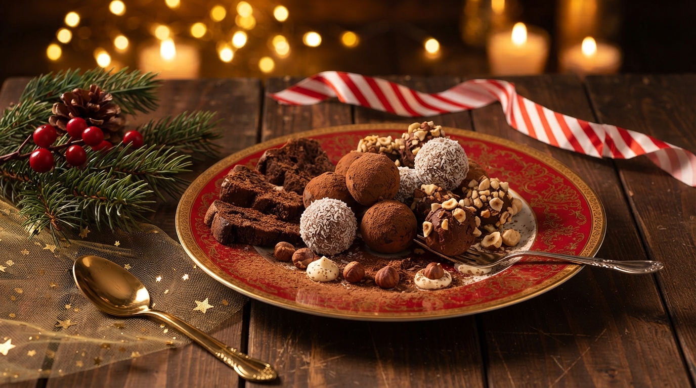 Tartufini al cioccolato e pandoro: la ricetta furba per Natale
