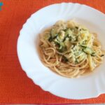 Pasta con le zucchine strapazzate
