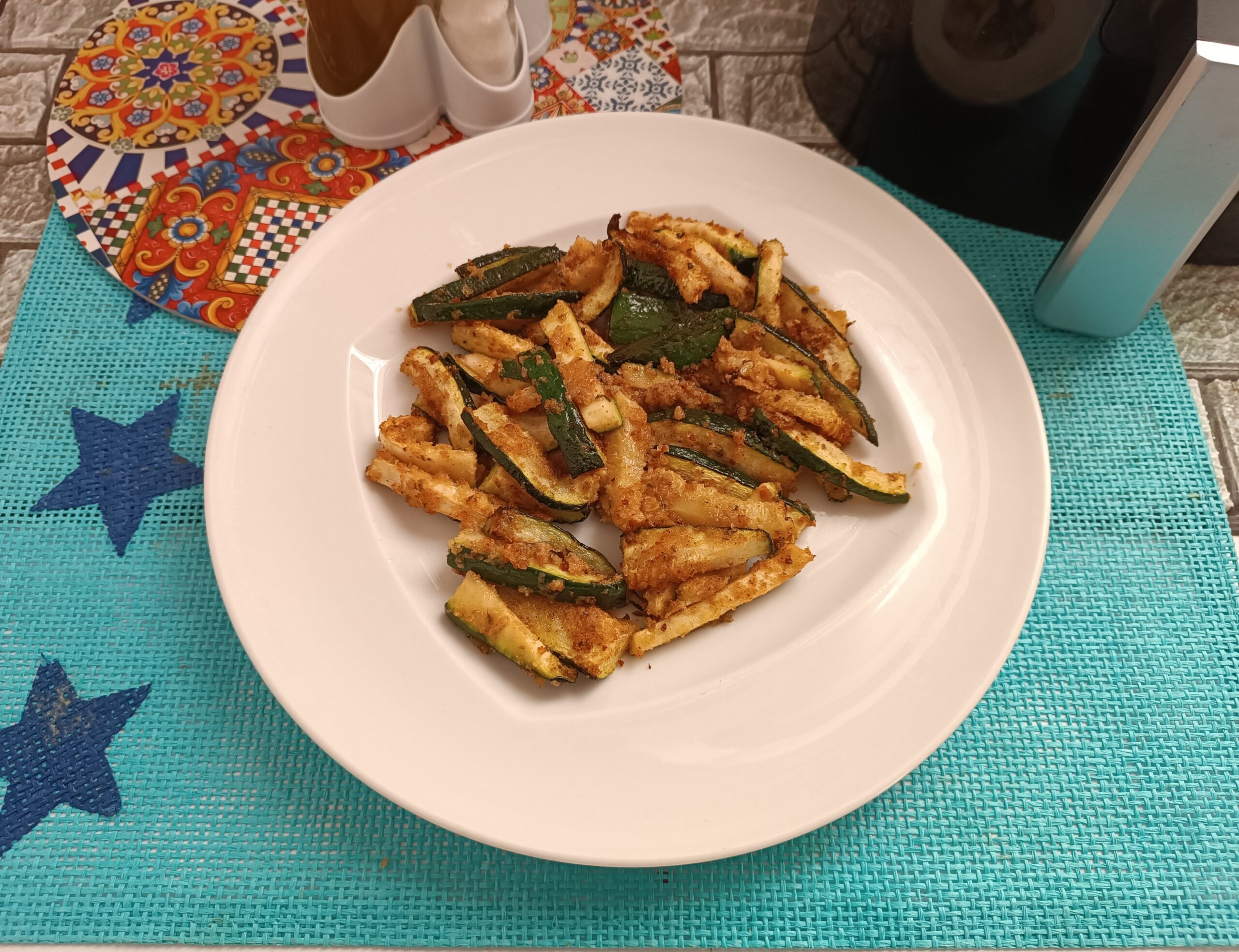 Zucchine stick in friggitrice ad aria