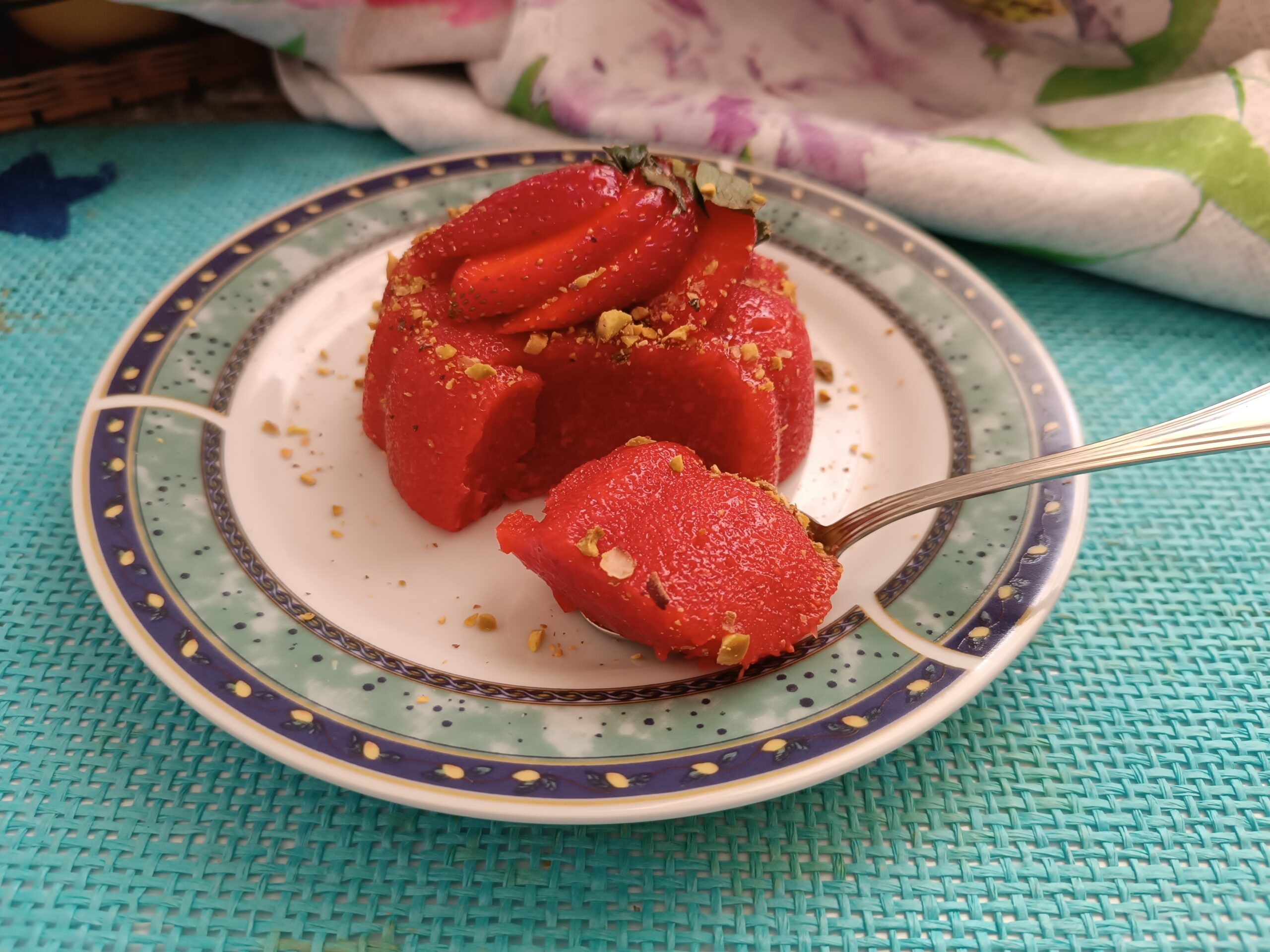 Gelo di fragole il budino siciliano