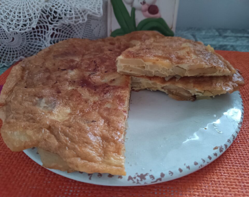 Frittata di patate in padella