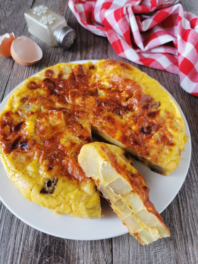 FRITTATA DI PATATE IN FRIGGITRICE AD ARIA, light