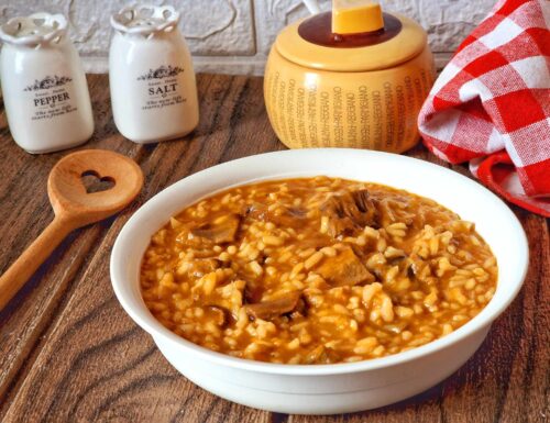 RISOTTO ZUCCA E FUNGHI