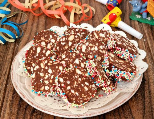 SALAME AL CIOCCOLATO DI CARNEVALE