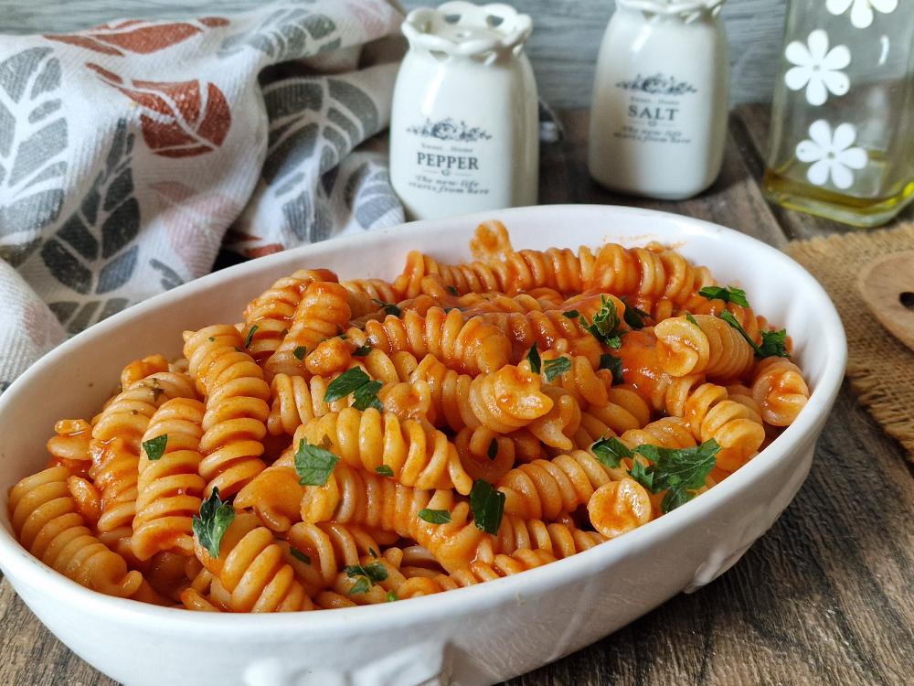 PASTA CON SUGO E GAMBERETTI BIMBY