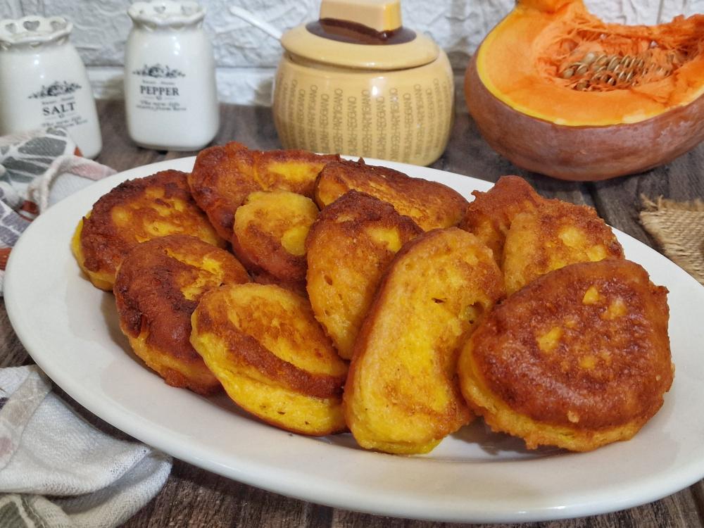 FRITTELLE DI ZUCCA SALATE