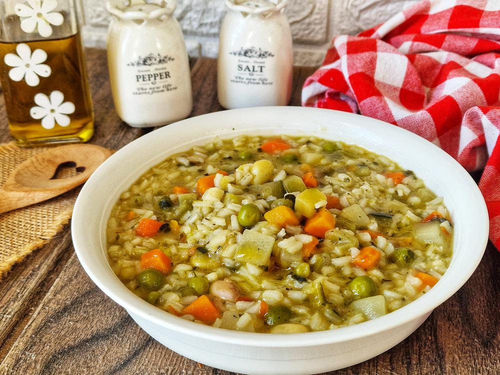 RISO CON MINESTRONE BIMBY TM7