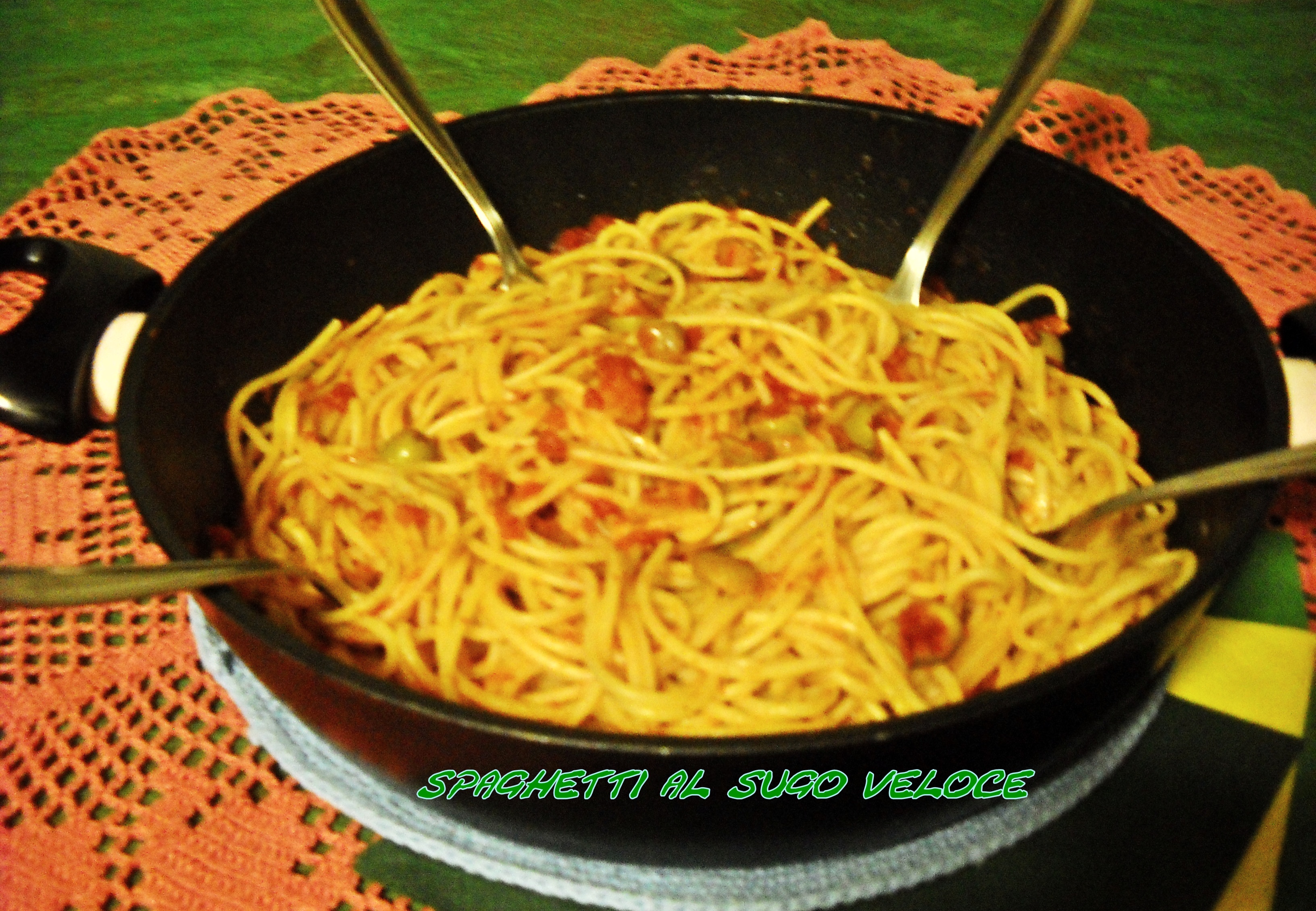 Spaghetti al sugo veloce