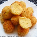 Crocchette di patate con crema tonnè
