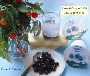 smoothie ai mirtilli con yogurt Mila.3