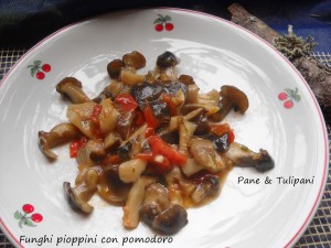  Funghi pioppini con pomodoro