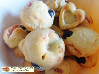 Mini muffin olive e prosciutto.11