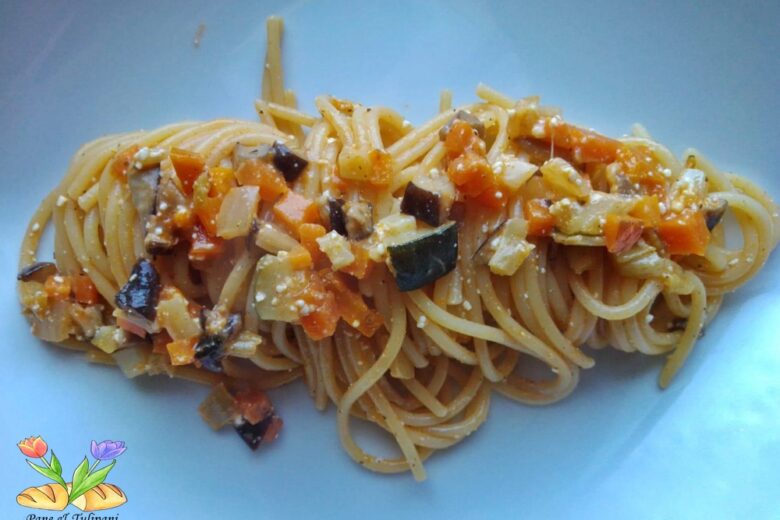 Spaghetti al ragù vegetale