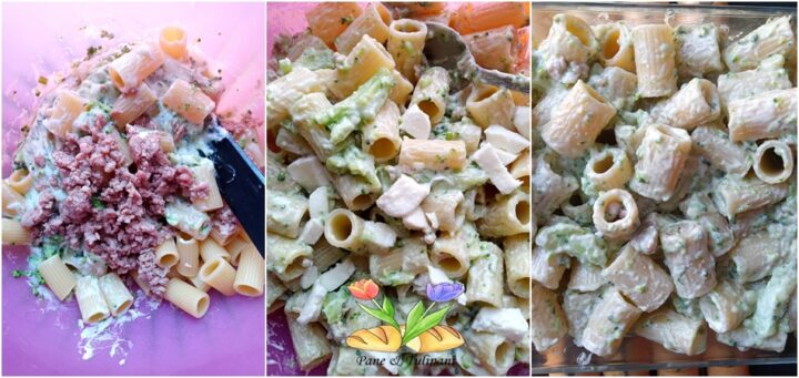 pasticcio di pasta con broccoletti