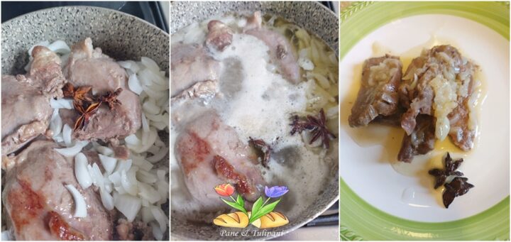 guance di maiale brasate con anice stellato