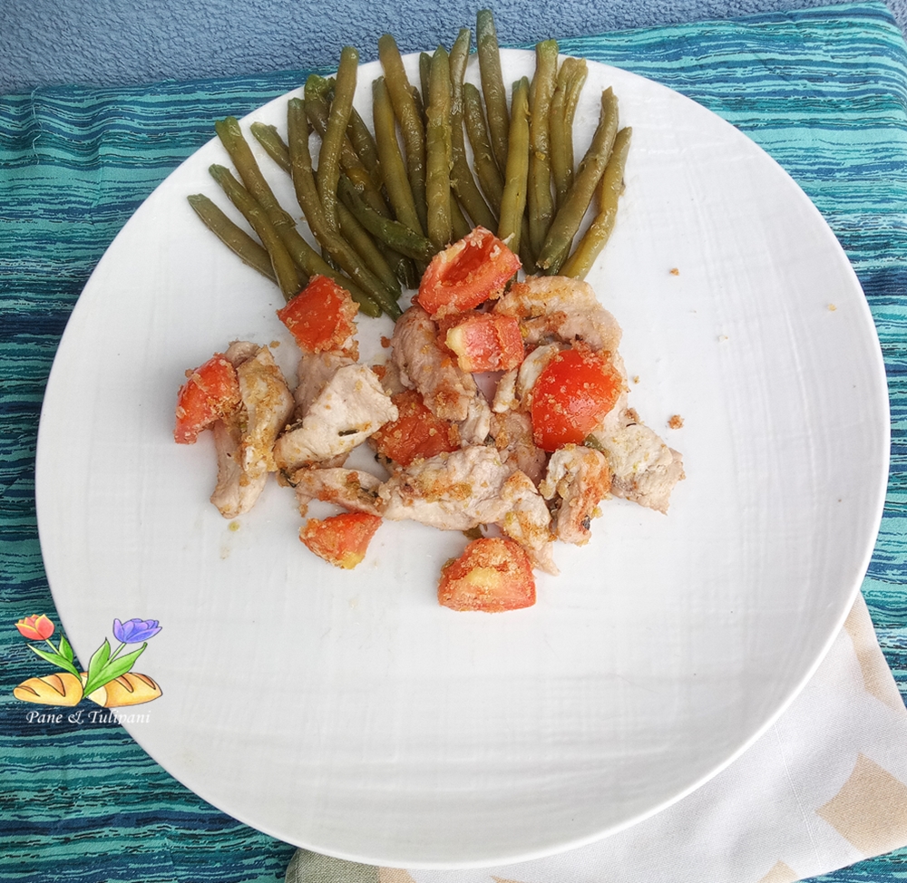 straccetti croccanti con fagiolini