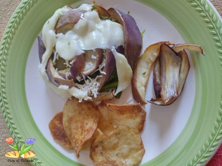 torta di patate con melanzane