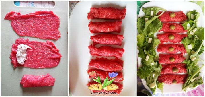 involtini di carpaccio