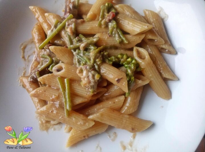 penne con asparago di bosco