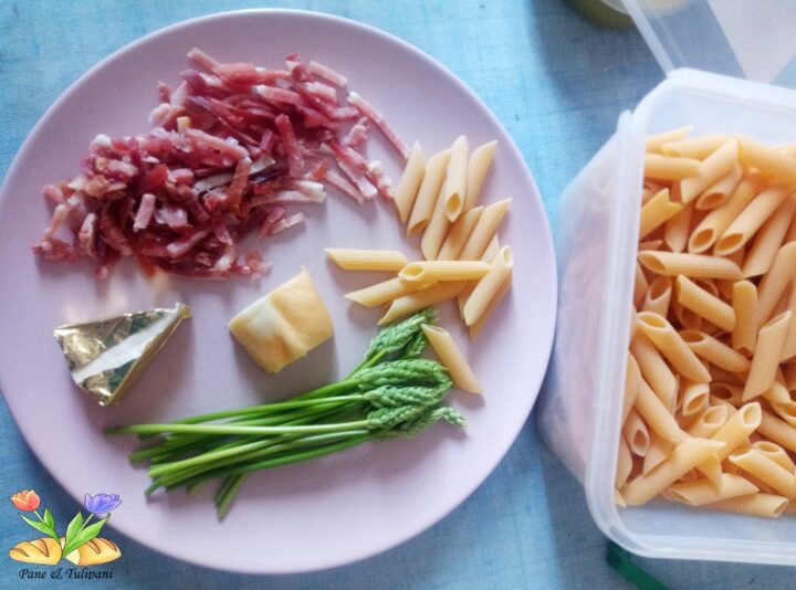 penne con asparago di bosco