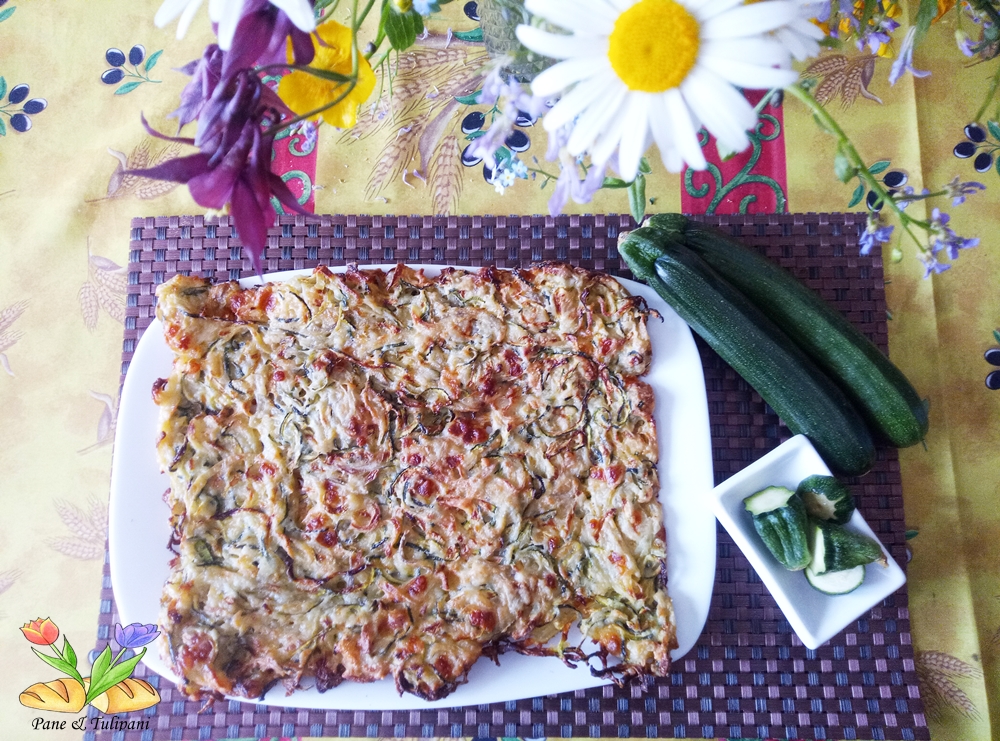 schiacciata di zucchine con patate