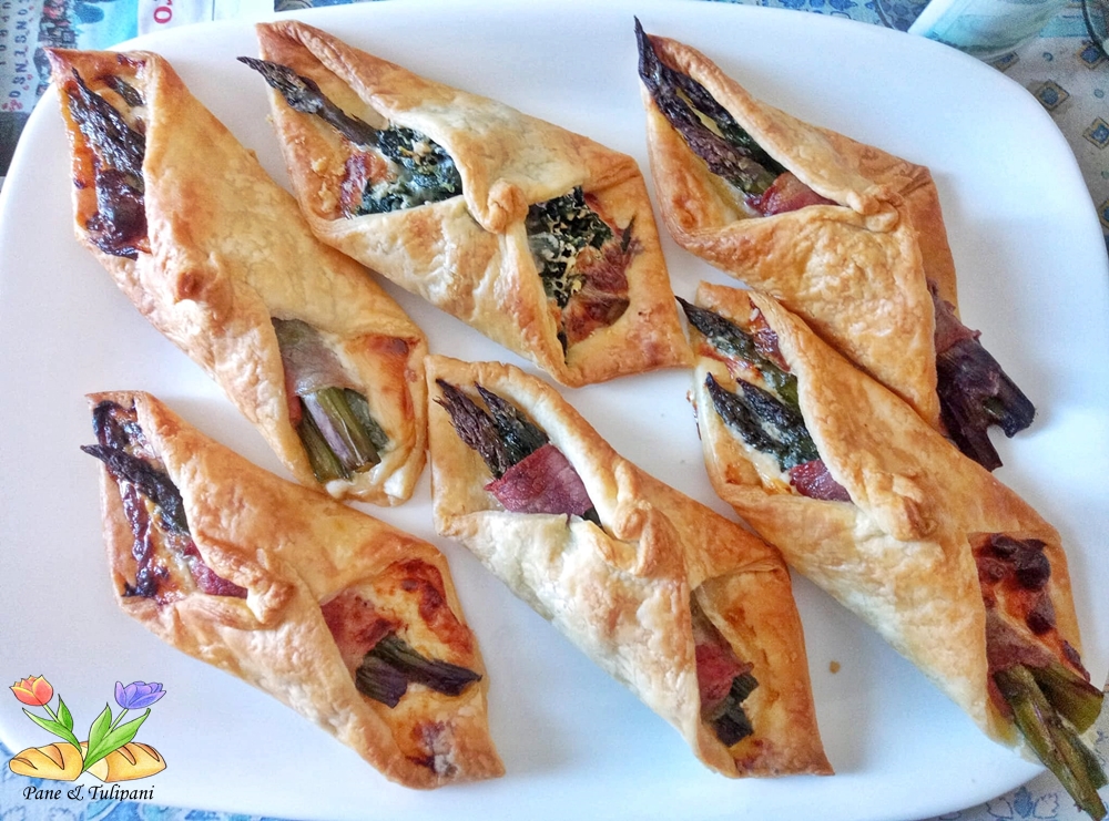 sfogliette con asparagi