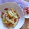 Tortiglioni alla curcuma con crema di asparagi