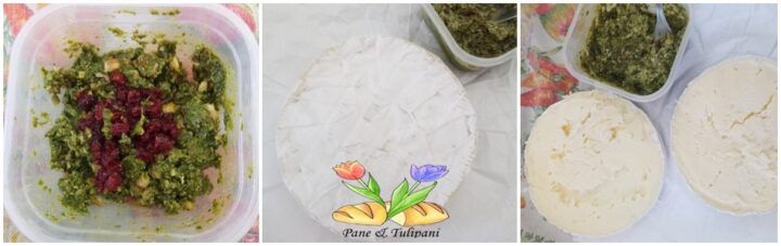 brie al pesto di soncino e frutta secca
