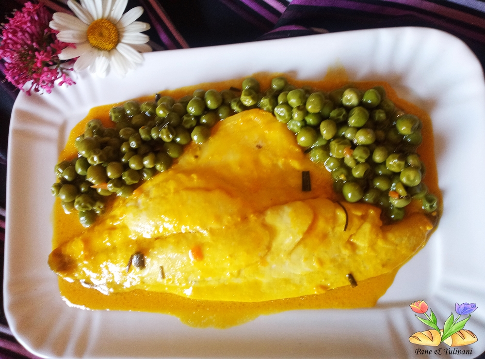 orata in guazzetto giallo