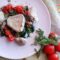 Filetto di maiale con amaranto e pomodorini