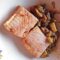 Prosciutto cotto con melanzane striate