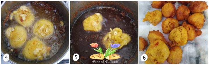 sfingi con peperoni e parmigiano