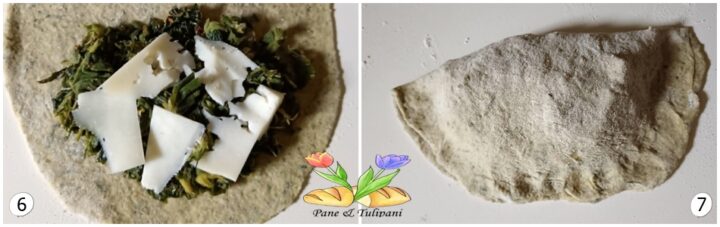 piadina verde con zucchine