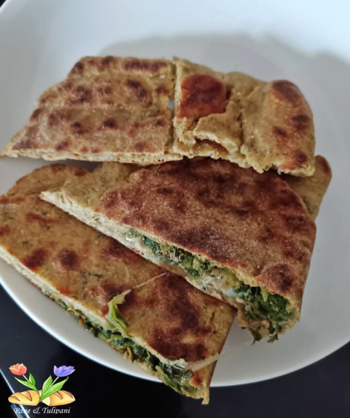 piadina verde con zucchine