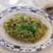 Risotto con basilico e pinoli