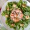Tartare di ravanelli e cetrioli con mazzancolle