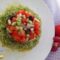 Tartare vegetariana su riso parboiled