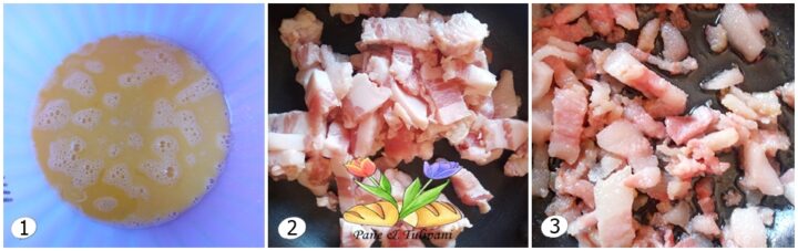 carbonara con zafferano e guanciale