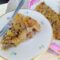 Crumble con mele pere e frutta secca