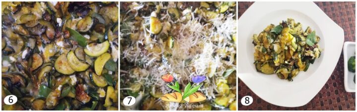 zucchine trifolate con portulaca e uova