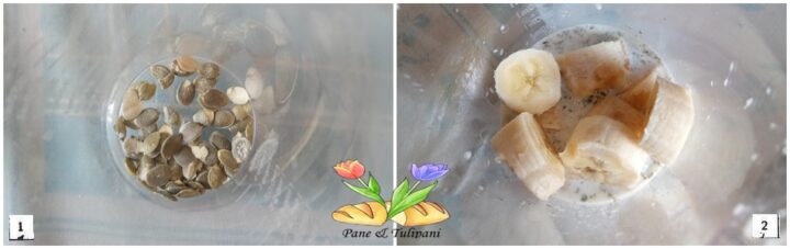 frullato energetico di banana e cacao