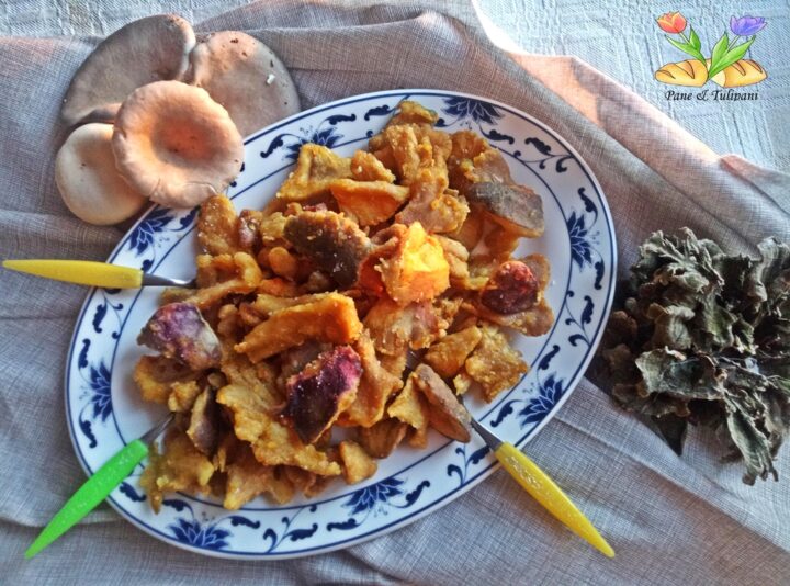 funghi fritti con spezie