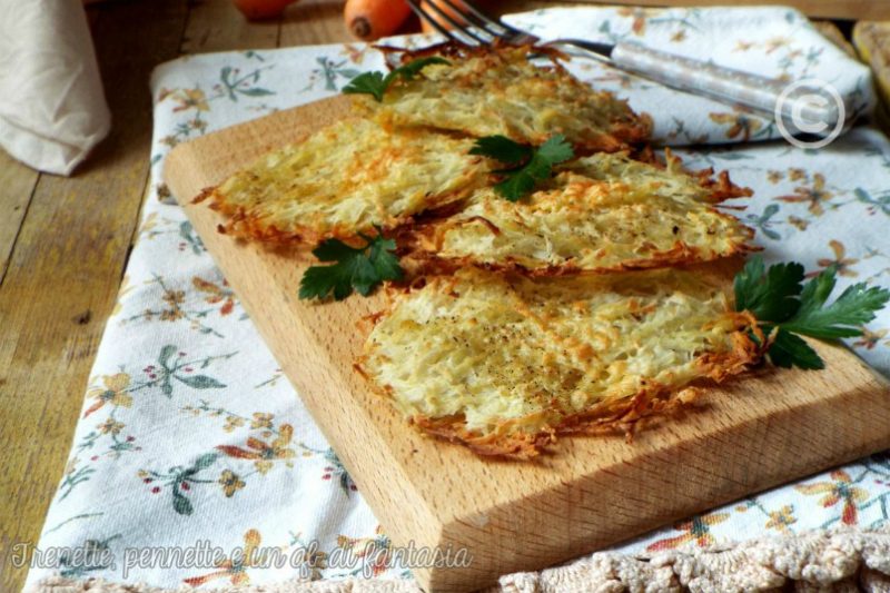 Rosti di patate-ricetta facile