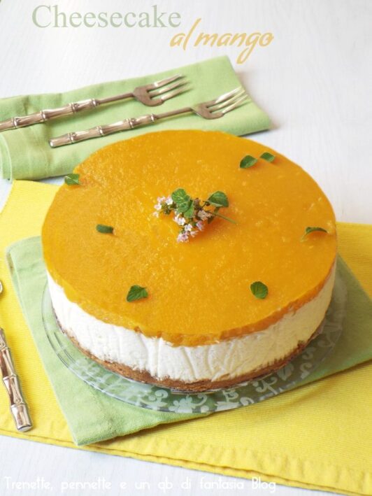 Cheesecake al mango esotica