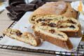 Strudel di frolla che si trasforma in  biscottoni dal cuore tenero di mela pera e cioccolato fondente