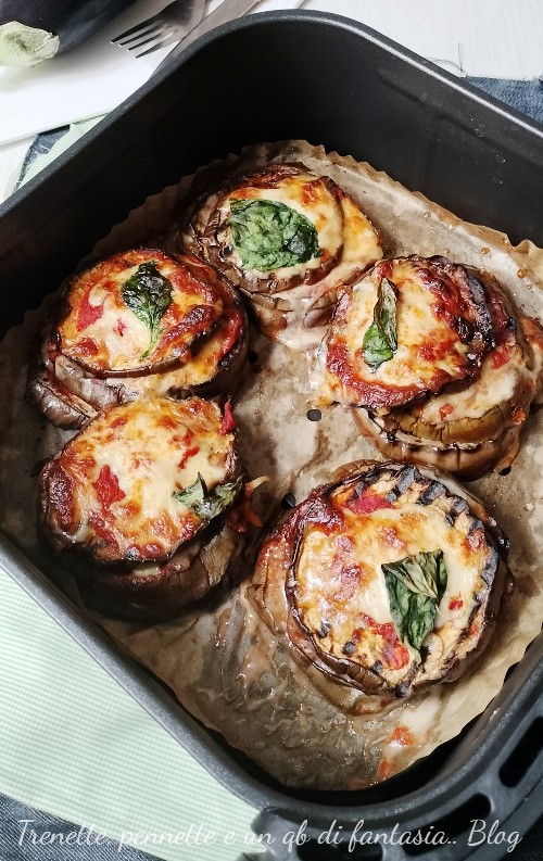 Torrette di Melanzane alla Parmigiana: da quando le cucino in Friggitrice ad Aria sono tutta un'altra cosa